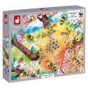 PUZZLE LA VIE DES ABEILLES 100 PIECES PARTENARIAT WWF