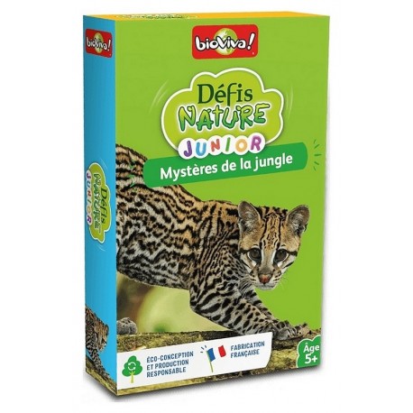 MYSTERES DE LA JUNGLE DEFIS NATURE JUNIOR CARTES-LiloJouets-Morbihan-Bretagne