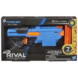 PISTOLET NERF RIVAL FINISHER XX-700 AVEC 7 BILLES MOUSSE-LiloJouets-Morbihan-Bretagne