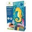 MOSAIQUES OCEAN STICK&FUN 3 TABLEAUX 22X12CM 500 PIECES