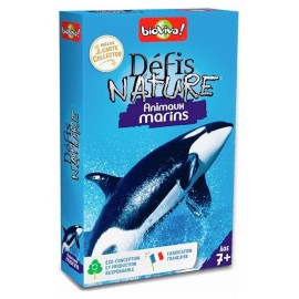 ANIMAUX MARINS DEFIS NATURE CARTES