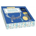 COFFRET MON JOLI BRACELET PERSONNALISE SUPERBE BIJOU LIVRE ET MATERIEL