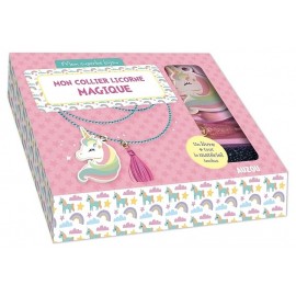 COFFRET COLLIER LICORNE MAGIQUE SUPERBE BIJOU LIVRE ET MATERIEL-LiloJouets-Morbihan-Bretagne