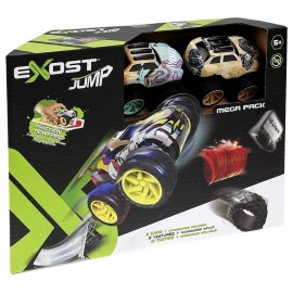 COFFRET CASCADES 2 VEHICULES A FRICTION AVEC ACCESSOIRES EXOST JUMP MEGA ASST-LiloJouets-Morbihan-Bretagne