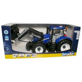 TRACTEUR NEW HOLLAND T7.315 AVEC FOURCHE 1.16E-LiloJouets-Morbihan-Bretagne