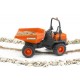 Mini dumper engin chantier orange ausa 1.16e-lilojouets-morbihan-bretagne