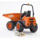 Mini dumper engin chantier orange ausa 1.16e-lilojouets-morbihan-bretagne