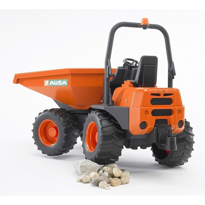 Mini dumper engin chantier orange ausa 1.16e 