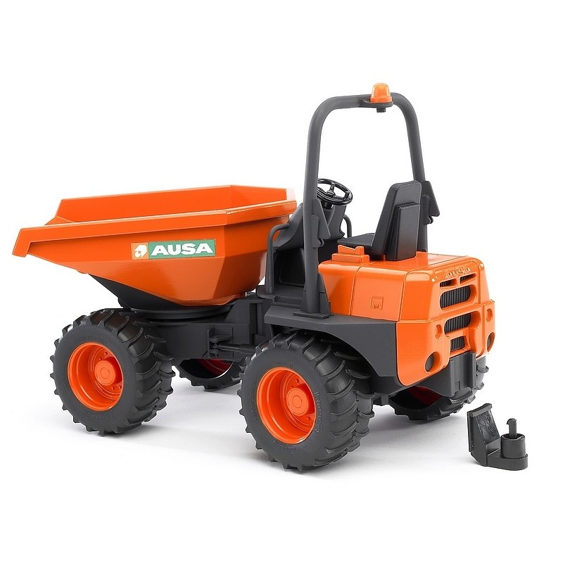 Mini dumper engin chantier orange ausa 1.16e 