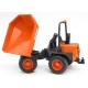 Mini dumper engin chantier orange ausa 1.16e-lilojouets-morbihan-bretagne