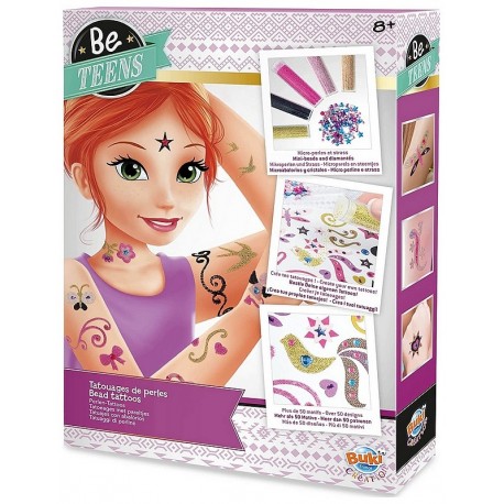 KIT TATOUAGES DE PERLES BE TEENS GRAND COFFRET-LiloJouets-Morbihan-Bretagne