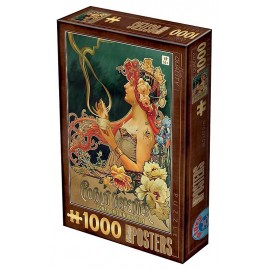 PUZZLE CHOCOLAT 1000 PIECES VINTAGE POSTERS-LiloJouets-Morbihan-Bretagne