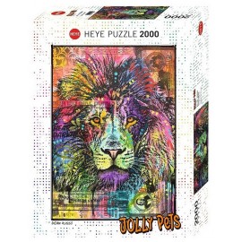 PUZZLE JOLLY PETS LION 2000 PIECES-LiloJouets-Morbihan-Bretagne