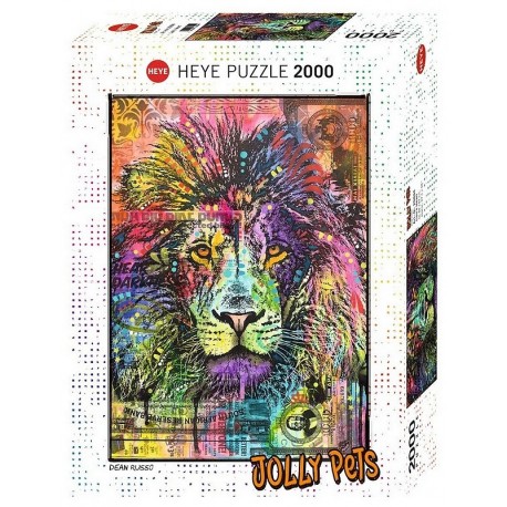 PUZZLE JOLLY PETS LION 2000 PIECES-LiloJouets-Morbihan-Bretagne