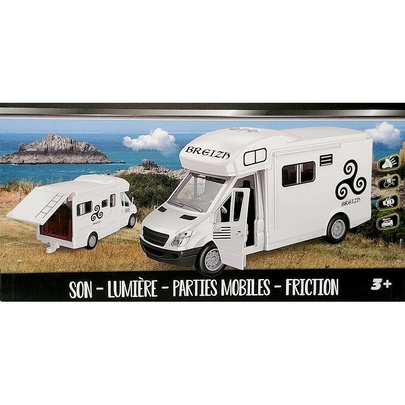 Vehicule camping-car breizh 28cm sons et lumiere 