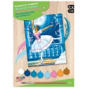 TABLEAU BALLERINE 23X30CM PEINTURE PAR NUMEROS DEBUTANT