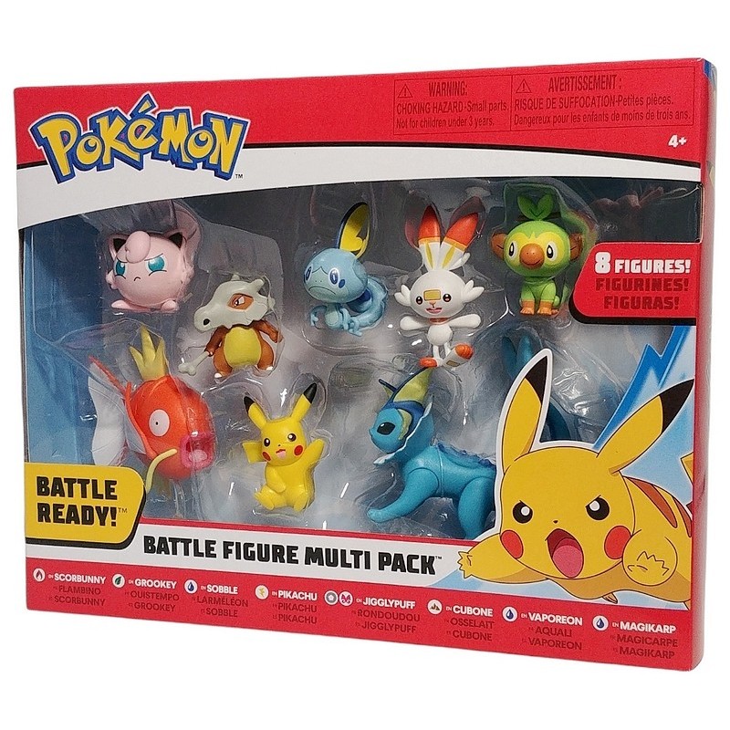 MINI FIGURINES POKÉMON DE BATAILLE ASST - CAMIONS, ARMES ET SUPERHÉROS /  Figurines