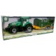 Tracteur vert 40cm a friction avec remorque et animal asst-lilojouets-morbihan-bretagne