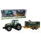 Tracteur vert 40cm a friction avec remorque et animal asst-lilojouets-morbihan-bretagne