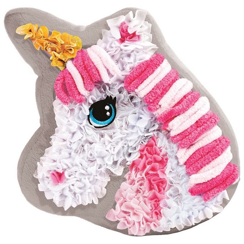 Gamrong Plush Craft Licorne Coussin à Décorer DIY, Craft Kit de