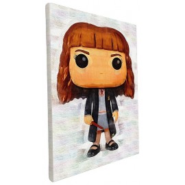 DECO POP HERMIONE GRANGER TOILE 40X30CM SUR CHASSIS BOIS-LiloJouets-Morbihan-Bretagne