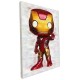 Deco pop iron man gauche tendu toile 40x30cm sur chassis bois-lilojouets-morbihan-bretagne