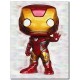 Deco pop iron man gauche tendu toile 40x30cm sur chassis bois-lilojouets-morbihan-bretagne