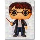 Deco pop harry potter et baguette toile 40x30cm sur chassis bois-lilojouets-morbihan-bretagne