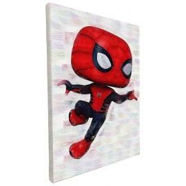 DECO POP SPIDERMAN SUSPENDU TOILE 40X30CM SUR CHASSIS-LiloJouets-Morbihan-Bretagne