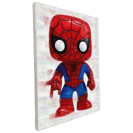 DECO POP SPIDERMAN DE FACE TOILE 40X30CM SUR CHASSIS-LiloJouets-Morbihan-Bretagne