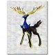 Deco pop xerneas pokemon toile 40x30cm sur chassis bois-lilojouets-morbihan-bretagne