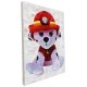 Deco pop marcus peluche pat patrouille toile 40x30cm sur chassis bois-lilojouets-morbihan-bretagne