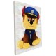 Deco pop chase peluche pat patrouille toile 40x30cm sur chassis bois-lilojouets-morbihan-bretagne