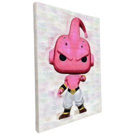 DECO POP KID BUU DRAGONBALL TOILE 40X30CM SUR CHASSIS-LiloJouets-Morbihan-Bretagne