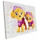 Deco pop skye et chaton pat patrouille toile 40x30cm sur chassis bois-lilojouets-morbihan-bretagne