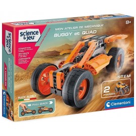 COFFRET BUGGY ET QUAD A FRICTION ATELIER DE MECANIQUE 2 MODELES-LiloJouets-Morbihan-Bretagne