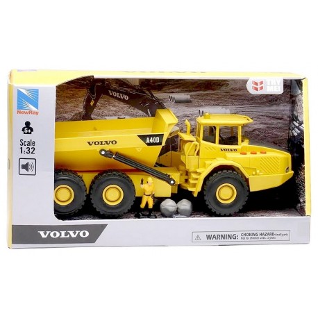 CAMION DUMPER VOLVO A40D 1.32E SONS ET LUMIERES-LiloJouets-Morbihan-Bretagne