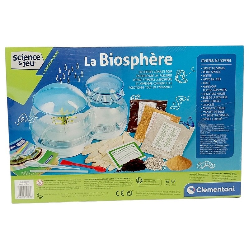 Coffret la biosphere laboratoire science et jeu 