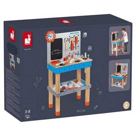 ETABLI BOIS MAGNETIQUE GEANT BRICO KIDS-LiloJouets-Morbihan-Bretagne