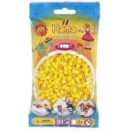 SACHET 1000 PERLES HAMA JAUNES-jouets-sajou-56