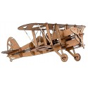 MAQUETTE BOIS AVION BIPLAN XL