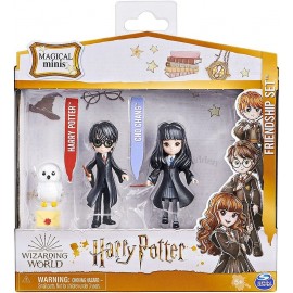 PACK AMITIE 2 FIGURINES HARRY ET CHO ARTICULEES 7CM MAGICAL MINIS HARRY POTTER