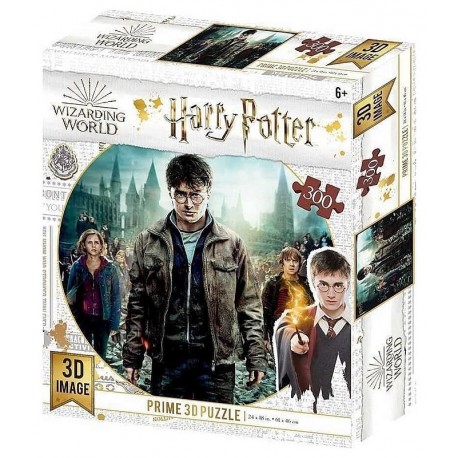 PUZZLE HARRY RON HERMIONE 300 PIECES IMAGE 3D LENTICULAIRE HARRY POTTER-LiloJouets-Morbihan-Bretagne