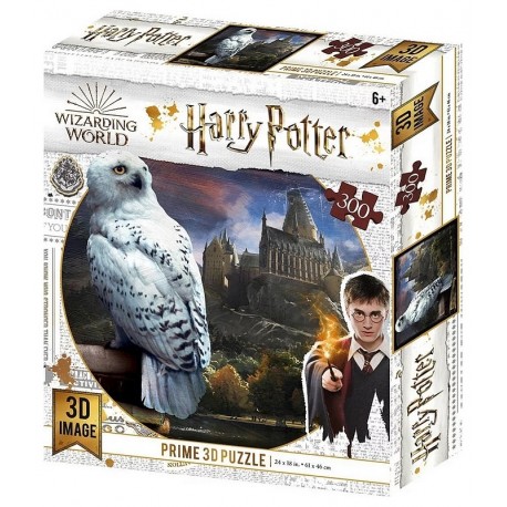 PUZZLE HIBOU HEDWIGE 300 PIECES IMAGE 3D LENTICULAIRE HARRY POTTER-LiloJouets-Morbihan-Bretagne