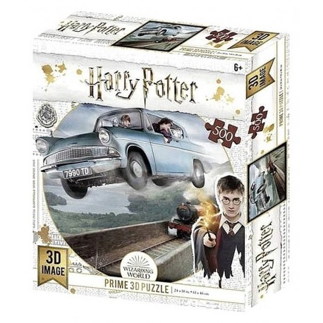 PUZZLE FORD ANGLIA 300 PIECES IMAGE 3D LENTICULAIRE HARRY POTTER-LiloJouets-Morbihan-Bretagne