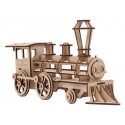 MAQUETTE BOIS LOCOMOTIVE TRAIN 34X16CM A PEINDRE
