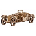 MAQUETTE BOIS VOITURE 54 PIECES MOTIF BLANC