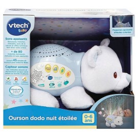 OURSON DODO NUIT ETOILEE VEILLEUSE PROJECTION