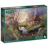 PUZZLE COTTAGE DANS LES BOIS 1000 PIECES FALCON DELUXE-LiloJouets-Morbihan-Bretagne
