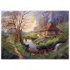 Puzzle cottage dans les bois 1000 pieces falcon deluxe-lilojouets-morbihan-bretagne